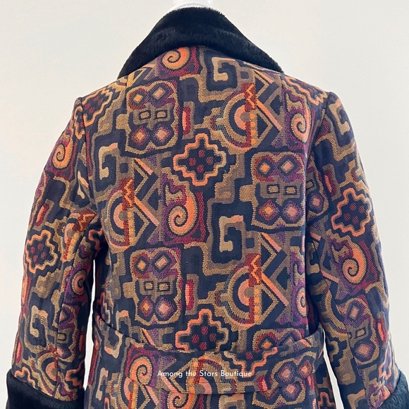 Exceptionally Rare 70s Vintage Tapestry Coat ASO Phoebe Buffay in Friends - Picture 13 of 14